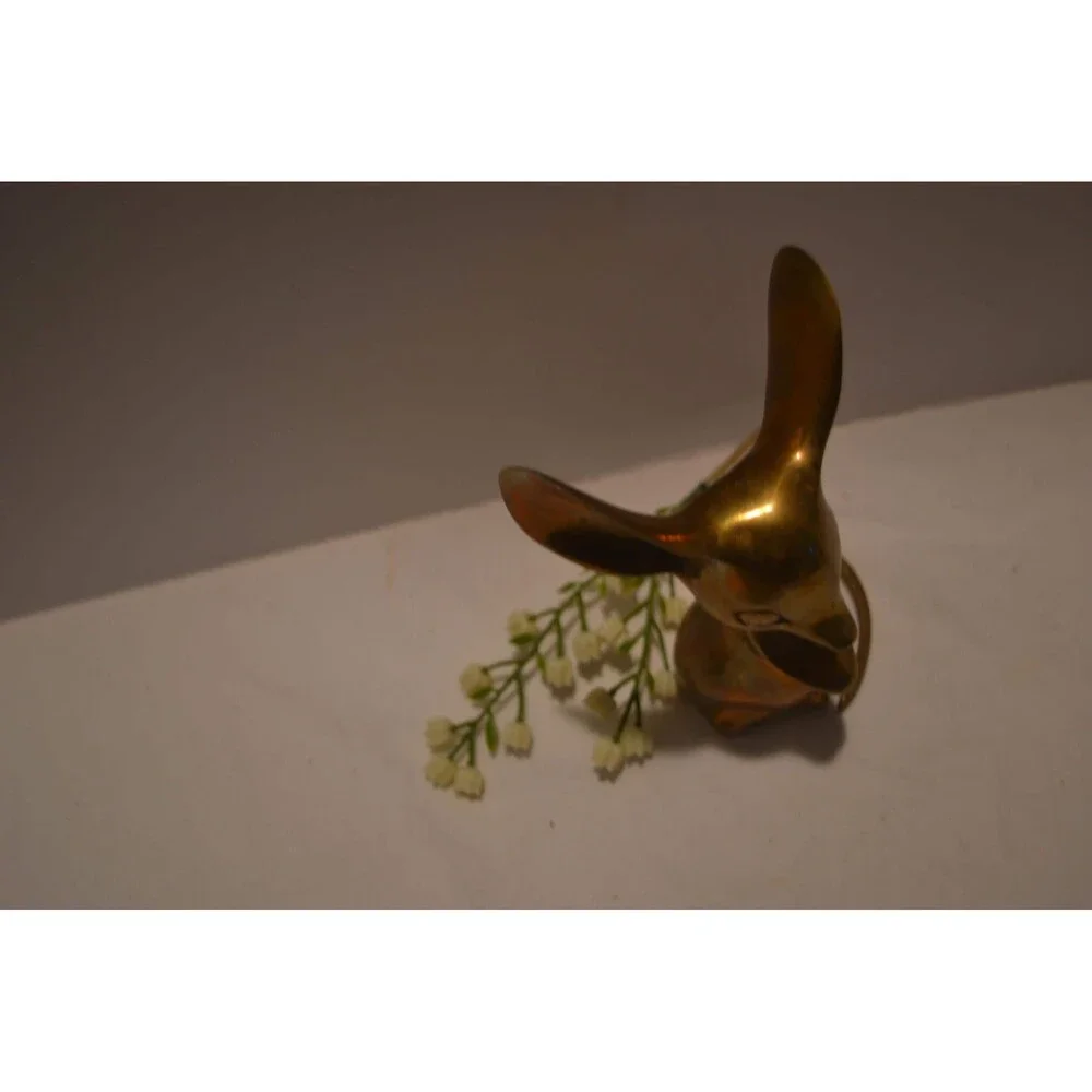 Vintage Brass Mouse Eclectic